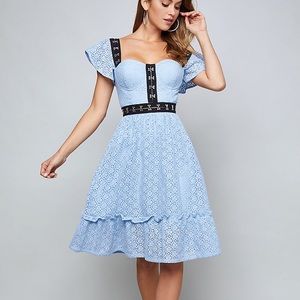 NWT Bebe Eyelet Dress